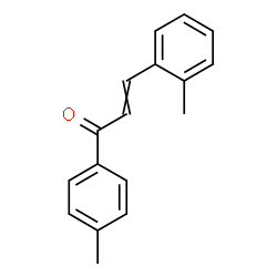 ChemSpider 2D Image | 3-(2-Methylphenyl)-1-(4-methylphenyl)-2-propen-1-one | C17H16O