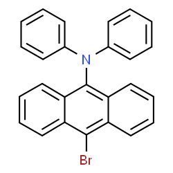 ChemSpider 2D Image | 10-Bromo-N,N-diphenyl-9-anthracenamine | C26H18BrN