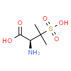 ChemSpider 2D Image | 3-Sulfo-D-valine | C5H11NO5S