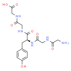ChemSpider 2D Image | Glycylglycyl-L-tyrosylglycylglycine | C17H23N5O7