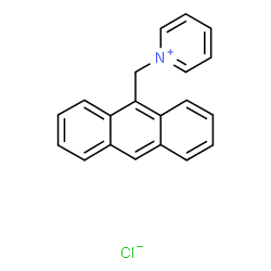 ChemSpider 2D Image | 1-(9-Anthrylmethyl)pyridinium chloride | C20H16ClN