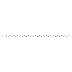 ChemSpider 2D Image | 2,3-Dihydroxy-2,4-pentatriacontadienoic acid | C35H66O4