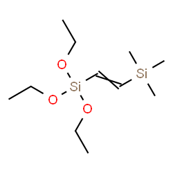 ChemSpider 2D Image | Triethoxy[2-(trimethylsilyl)vinyl]silane | C11H26O3Si2