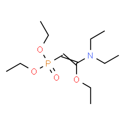 ChemSpider 2D Image | Diethyl [2-(diethylamino)-2-ethoxyvinyl]phosphonate | C12H26NO4P