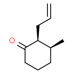 ChemSpider 2D Image | (2S,3S)-2-Allyl-3-methylcyclohexanone | C10H16O