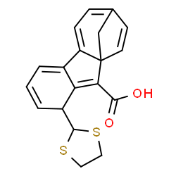 ChemSpider 2D Image | 1-(1,3-Dithiolan-2-yl)gibba-2,4,4b,6,8,10-hexaene-10-carboxylic acid | C19H16O2S2