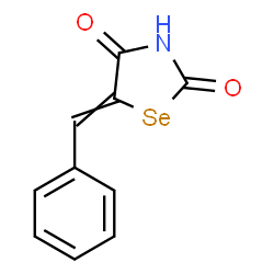 ChemSpider 2D Image | 5-Benzylidene-1,3-selenazolidine-2,4-dione | C10H7NO2Se