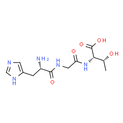ChemSpider 2D Image | L-Histidylglycyl-L-threonine | C12H19N5O5