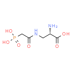 ChemSpider 2D Image | 3-[(Phosphonoacetyl)amino]-L-alanine | C5H11N2O6P