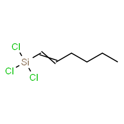 ChemSpider 2D Image | Trichloro(1-hexen-1-yl)silane | C6H11Cl3Si