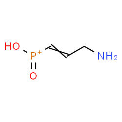 ChemSpider 2D Image | (3-Amino-1-propen-1-yl)(hydroxy)oxophosphonium | C3H7NO2P