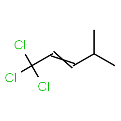 ChemSpider 2D Image | 1,1,1-Trichloro-4-methyl-2-pentene | C6H9Cl3