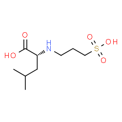ChemSpider 2D Image | N-(3-Sulfopropyl)-D-leucine | C9H19NO5S