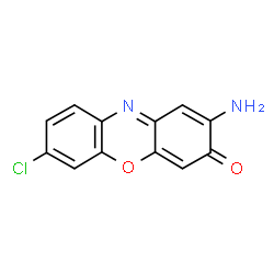 ChemSpider 2D Image | 2-Amino-7-chloro-3H-phenoxazin-3-one | C12H7ClN2O2