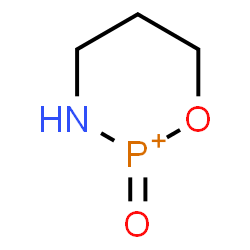 ChemSpider 2D Image | 2-Oxo-1,3,2-oxazaphosphinan-2-ium | C3H7NO2P