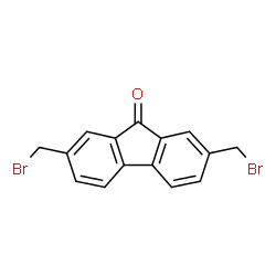 ChemSpider 2D Image | 2,7-Bis(bromomethyl)-9H-fluoren-9-one | C15H10Br2O