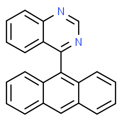 ChemSpider 2D Image | 4-(9-Anthryl)quinazoline | C22H14N2