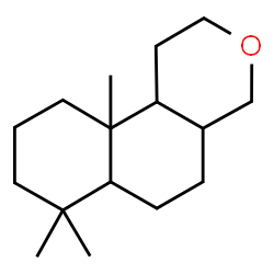 ChemSpider 2D Image | 7,7,10a-Trimethyldodecahydro-2H-benzo[f]isochromene | C16H28O