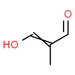 ChemSpider 2D Image | 3-Hydroxy-2-methylacrylaldehyde | C4H6O2