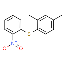 ChemSpider 2D Image | (2,4-diMethylphenyl)(2-nitrophenyl)sulfane | C14H13NO2S