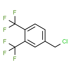 ChemSpider 2D Image | 4-(Chloromethyl)-1,2-bis(trifluoromethyl)benzene | C9H5ClF6