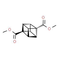 ChemSpider 2D Image | Dimethyl (2r,3r,5r,6r,7r,8r)-1,4-cubanedicarboxylate | C12H12O4