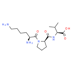 ChemSpider 2D Image | L-Lysyl-D-prolyl-L-valine | C16H30N4O4