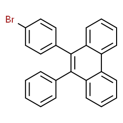 ChemSpider 2D Image | 9-(4-Bromophenyl)-10-phenylphenanthrene | C26H17Br