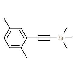 ChemSpider 2D Image | [(2,5-Dimethylphenyl)ethynyl](trimethyl)silane | C13H18Si