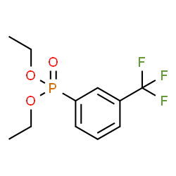 ChemSpider 2D Image | Diethyl [3-(trifluoromethyl)phenyl]phosphonate | C11H14F3O3P
