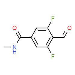 ChemSpider 2D Image | 3,5-Difluoro-4-formyl-N-methylbenzamide | C9H7F2NO2