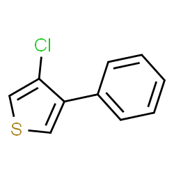 ChemSpider 2D Image | 3-Chloro-4-phenylthiophene | C10H7ClS