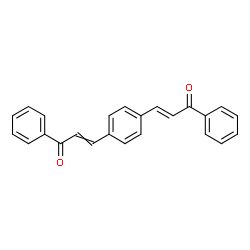ChemSpider 2D Image | (2E)-3,3'-(1,4-Phenylene)bis(1-phenyl-2-propen-1-one) | C24H18O2