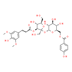 ChemSpider 2D Image | Tenuifoliside B | C30H36O17