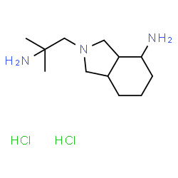 ChemSpider 2D Image | 2-(2-Amino-2-methylpropyl)octahydro-1H-isoindol-4-amine dihydrochloride | C12H27Cl2N3
