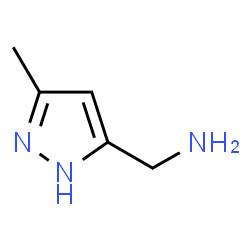 ChemSpider 2D Image | 5-Methyl-1H-pyrazole-3-methanamine | C5H9N3