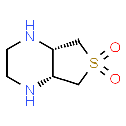 ChemSpider 2D Image | (4aR,7aS)Octahydrothieno[3,4-b]pyrazine 6,6-dioxide | C6H12N2O2S