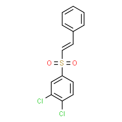 ChemSpider 2D Image | 3,4-Dichlorophenyl (E)-2-phenylvinyl sulfone | C14H10Cl2O2S