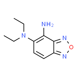 ChemSpider 2D Image | N~5~,N~5~-Diethyl-2,1,3-benzoxadiazole-4,5-diamine | C10H14N4O