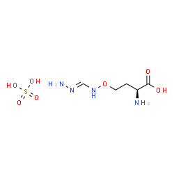 ChemSpider 2D Image | O-{[(E)-Hydrazonomethyl]amino}-L-homoserine sulfate (1:1) | C5H14N4O7S