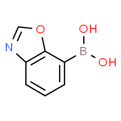 ChemSpider 2D Image | B-7-Benzoxazolylboronic acid | C7H6BNO3