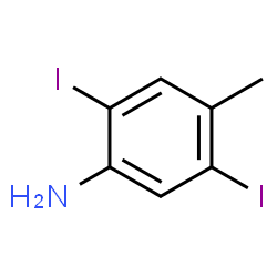 ChemSpider 2D Image | 2,5-Diiodo-4-methylaniline | C7H7I2N