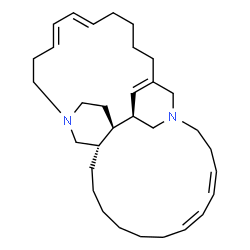 ChemSpider 2D Image | (4E,6E,14S,19Z,21Z,29S,30R)-1,16-Diazatetracyclo[27.3.1.1~12,16~.0~14,30~]tetratriaconta-4,6,12,19,21-pentaene | C32H50N2