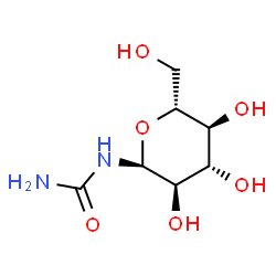 ChemSpider 2D Image | N-Carbamoyl-alpha-D-glucopyranosylamine | C7H14N2O6