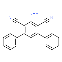 ChemSpider 2D Image | 5'-Amino-1,1':3',1''-terphenyl-4',6'-dicarbonitrile | C20H13N3