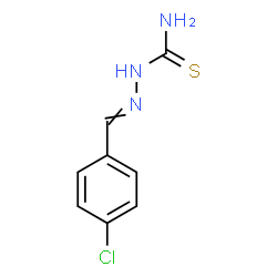 ChemSpider 2D Image | 4-chlorobenzaldehyde thiosemicarbazone | C8H8ClN3S