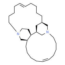 ChemSpider 2D Image | (6Z,12R,13R,21E,27R,29R)-1,16-Diazatetracyclo[25.3.1.1~12,16~.0~13,29~]dotriaconta-6,21-diene | C30H52N2