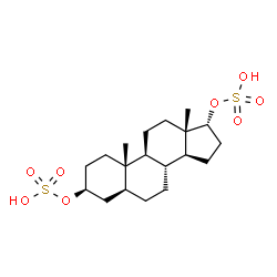 ChemSpider 2D Image | 5alpha-androstane-3beta,17alpha-diol disulfate | C19H32O8S2