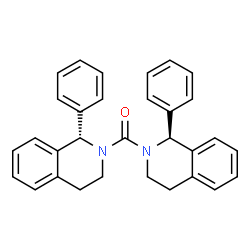 ChemSpider 2D Image | Bis[(1S)-1-phenyl-3,4-dihydro-2(1H)-isoquinolinyl]methanone | C31H28N2O