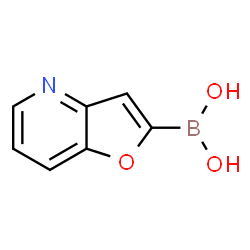 ChemSpider 2D Image | Furo[3,2-b]pyridin-2-ylboronic acid | C7H6BNO3